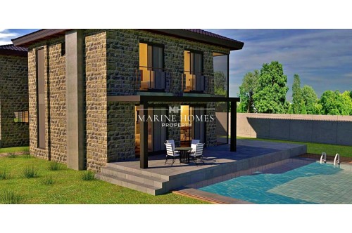 3 Bedroom Stone Villa For Sale In Üzümlü Project