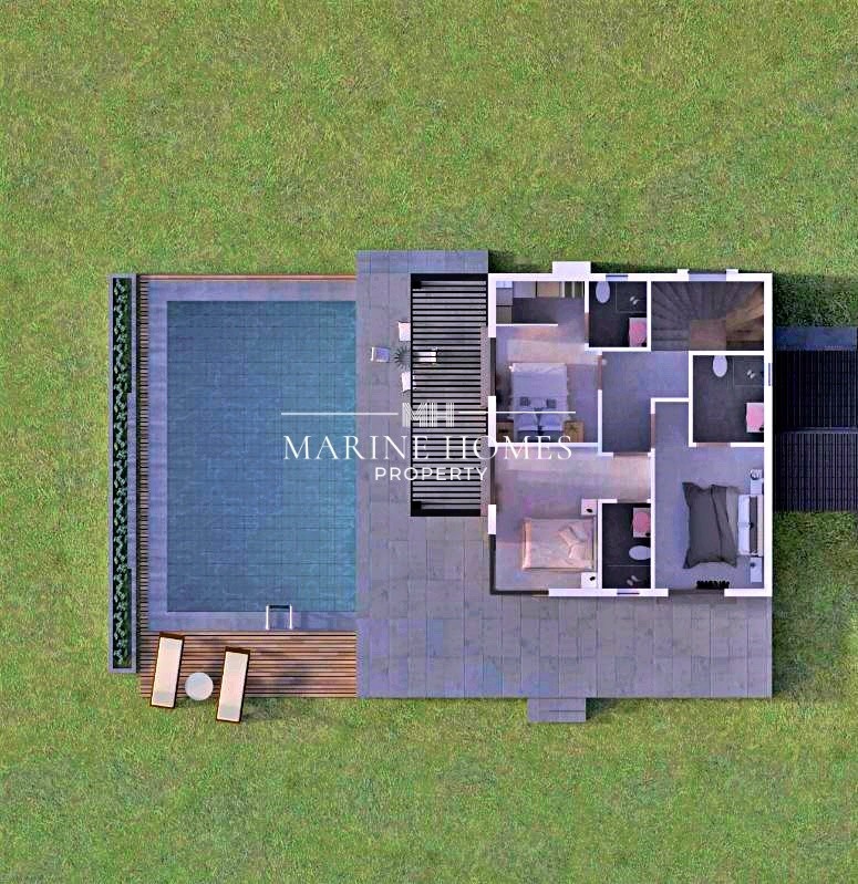 3 Bedroom Stone Villa For Sale In Üzümlü Project