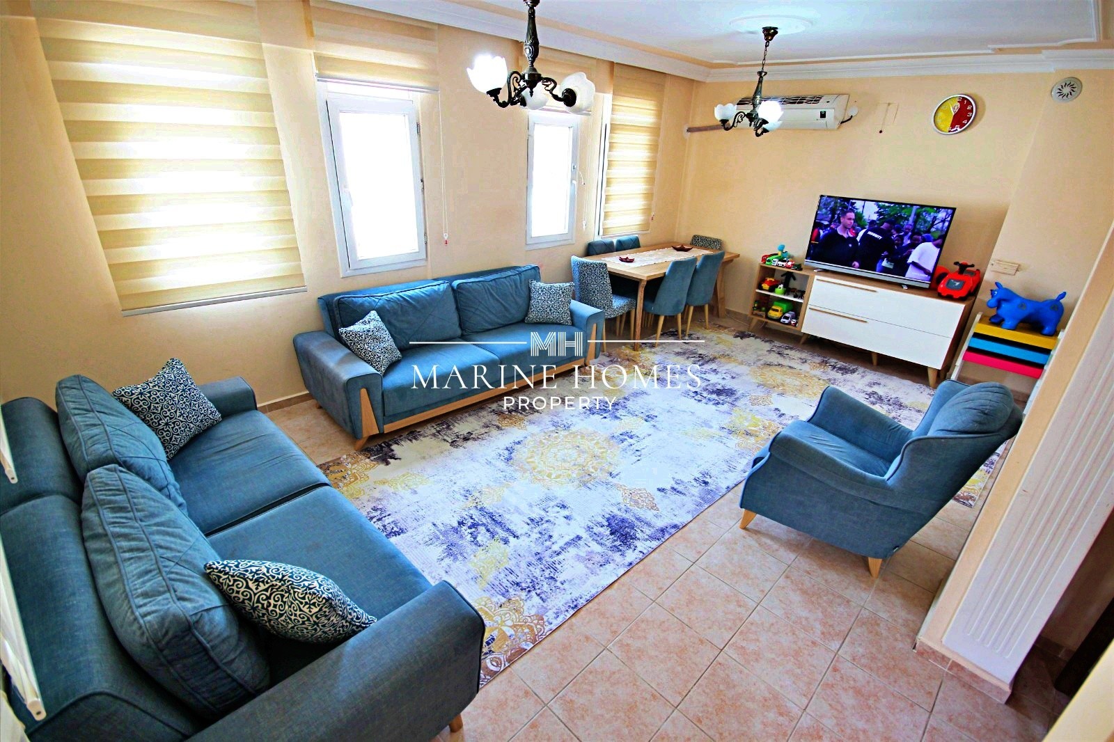 Ölüdeniz Caddesi Üzerinde Deniz Manzaralı Satılık 2+1 Daire