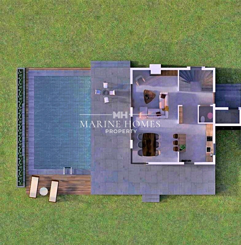 3 Bedroom Stone Villa For Sale In Üzümlü Project